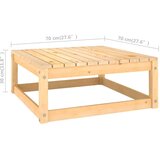  Vrtna sedežna garnitura 12-delna z blazinami trdna borovina, (20703827) | Shoptok.si