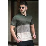 Madmext Polo T-shirt - Khaki - Regular fit Cene