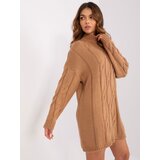 RUE PARIS Dress-LC-SK-1561.72P-camel | Shoptok.si