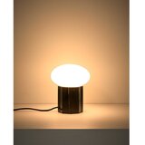 Kave Home Bela/črna kovinska namizna svetilka s steklenim senčilom (višina 20 cm) Idela – | Shoptok.si