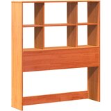 vidaXL Krevet s regalom za knjige bez madraca 90 x 200 cm masivno drvo | shoptok.hr