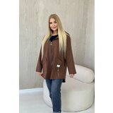 Kesi Punto Milano winter hoodie brown | Shoptok.si
