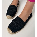 D/CEO Black lace platform espadrilles Plevis | shoptok.hr