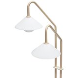 Hübsch Bež stoječa svetilka s steklenim senčilom (višina 165 cm) Come – | Shoptok.si