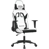  Igraća stolica bijelo-crna od umjetne kože | shoptok.hr