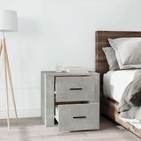 Nočna omarica betonsko siva 50x39x47 cm, (20706060) | Shoptok.si