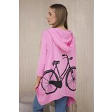 Kesi Sweatshirt with cycling print light pink | shoptok.hr