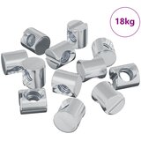  Bačvaste matice 4500 pcs Srebrno M6 x 12 mm Metal | Eponuda.ba