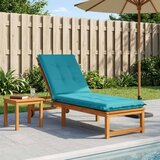  Jastučić za ležaljku GEMERT 100% poliester Tirkizna - Tirkizna 190 x 60 x 9 cm Poliester | shoptok.hr