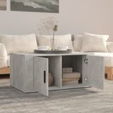  Stolić za kavu boja betona 80x50x36 cm konstruirano drvo | Eponuda.ba