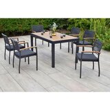 Gardenson VRTNA GARNITURA PARELLA aluminij barve grafita, siva Cene