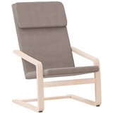 The Living Store Stol za sproščanje taupe blago - Stol Za Sproščanje, (21420477) | Shoptok.si