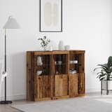 vidaXL Strani šal 3 pcs Star les 123 x 37 x 100 cm Konstruiran les | Shoptok.si