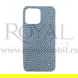  futrola soft print geometrik No9 za iphone 13 pro max (6.7) belo-plava | ePonuda.com