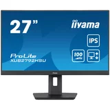 Iiyama Monitor LED XUB2792HSU-B6 27" IPS Slim-line 1920 x 1080 @100Hz 250 cd/m² 1300:1 0.4ms HDMI DP 4x USB 3.2 HDCP height, swivel, tilt, pivot (rotation both sides) 3y - XUB2792HSU-B6