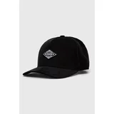 DC Bombažna bejzbolska kapa črna barva