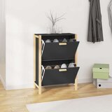 Ormarić za cipele crni 57 5x33x80 cm od konstruiranog drva | shoptok.hr