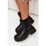 Boto Women's Ankle Boots With Zipper Heated Eco Leather Black Fivienne | Shoptok.si