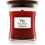 WoodWick Cinnamon Chai dišeča sveča z lesenim stenjem 275 g Cene