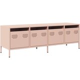 Maison Chic TV omarica - TV enota - Televizijska omarica roza 135x39x43,5 cm hladno valjano jeklo, (21699043) Cene
