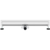  Na steni nameščena odtočna rešetka za tuš srebrna 80 cm, (5000112455) | Shoptok.si