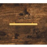 vidaXL Nočna omarica 2 kosa dimljen hrast 40x35x47,5 cm inženirski les | Shoptok.si