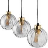  Luster na sajli DEVI 3xE27/15W/230V crna/zadimljena | Eponuda.com