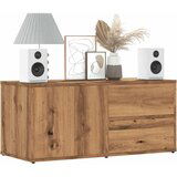 Maison Chic TV omarica - TV stojalo - Televizijska omarica artisan hrast 80x34x35,5cm inženirski les, (21699205) | Shoptok.si