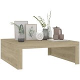 vidaXL Stolić za kavu boja hrasta sonome 100 x 100 x 35 cm od iverice | shoptok.hr