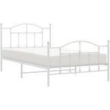  okvir kreveta uzglavlje i podnožje bijeli 100x200 cm | shoptok.hr