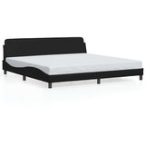  Okvir za krevet Dover crni 193 x 203 cm od umjetne kože | shoptok.hr