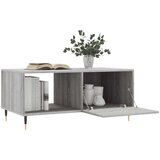 vidaXL Klubska mizica siva sonoma 90x50x40 cm inženirski les | Shoptok.si