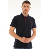 Dewberry DUAL SET T8582 MENS T-SHIRT-NAVY BLUE- BURGUNDY | Eponuda.ba