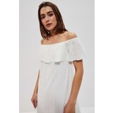 Marisse Openwork Dress With Bare Shoulders L-Su-3748 Off White | Eponuda.ba