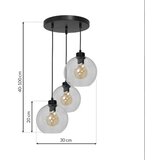  Luster na sajli SOFIA 3xE27/60W/230V proziran | Eponuda.com