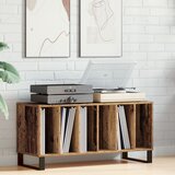 vidaXL Omara za plošče Artisan Oreh 100x38x48 cm Inženirski les, (22046345) | Shoptok.si