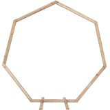  Vjenčani luk Svijetlosmeđa 221 x 92 x 216 cm Čvrsto borovo drvo | shoptok.hr