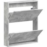  Ormar za cipele na zidu ARNHEM 71 x 17 x 86 cm Betonska siva | shoptok.hr