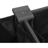  Sadilica s oblogom siva 203 x 53 x 76 cm od masivne jelovine | Eponuda.com