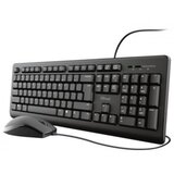  Tastatura+miš TRUST Primo žicni set/US/crna | ePonuda.com