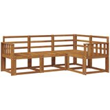  Set vanjskih sofa 4 kom. Prirodna Čvrsto drvo akacije | shoptok.hr