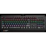 Canyon Hazard GK-6 Wired multimedia gaming keyboard with lighting effect 108pcs rainbow LED Numbers 104keys EN double injection layout cable length 1.8M 450.5*163.7*42mm 0.90kg color black | Eponuda.com