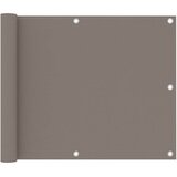 Balkonski zastor smeđe-sivi 75 x 600 cm od tkanine Oxford | shoptok.hr
