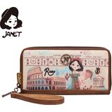 Janet Ženski novčanik A tour of Rome 20x3x10,5 cm JW-003B | shoptok.hr