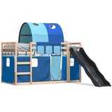  The living store pograd s toboganom in zavesami moder 90x200 cm - pograd, (21490827) | Shoptok.si