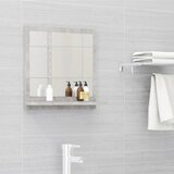  Kupaonsko ogledalo boja betona 40x10,5x37 cm konstruirano drvo | Eponuda.ba