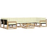  Set vanjskih sofa 8 pcs Bijela i krem 79 x 79 x 37 cm | Eponuda.com