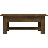  Stolić za kavu boja dimljenog hrasta 102 x 55 x 42 cm iverica | shoptok.hr