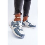 Boto Women's Denim Sneakers Made of Eco Leather Blue Kaimans | Shoptok.si