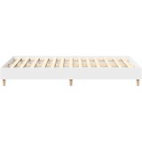  Okvir za krevet bijeli 120 x 200 cm konstruirano drvo | shoptok.hr